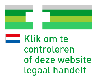 U ziet hier het Europese logo voor online aanbieders van medicijnen die legaal mogen handelen in medicijnen. Koopt u online medicijnen, controleer dan of dit logo op de site staat.